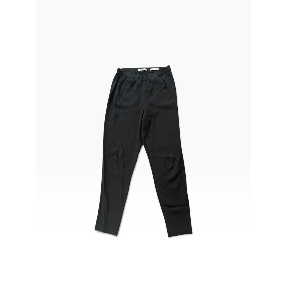 Babaton Cohen Pants Black Fine Japanese Fabric Tapered Trousers XS
